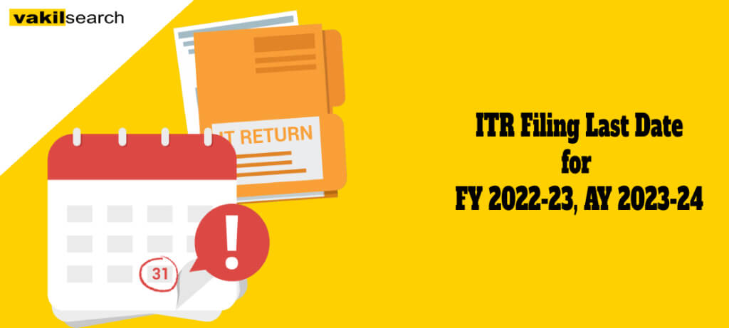 Itr Filing Due Date For Fy 2022 23 Ay 2023 24 Itr Filing Last Date 8287