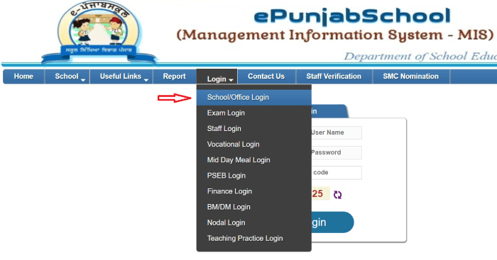 ePunjabs School Login Portal & Staff Login Details 2024