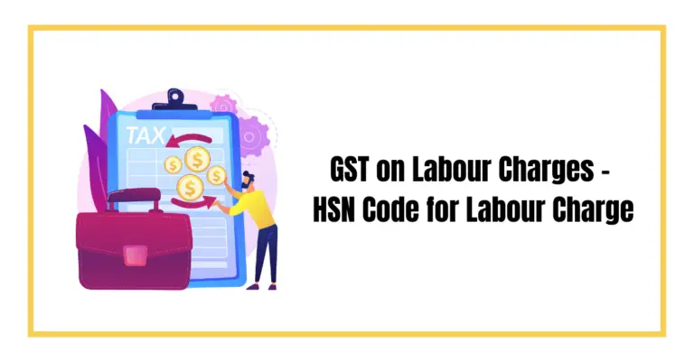 GST on Labour Charges