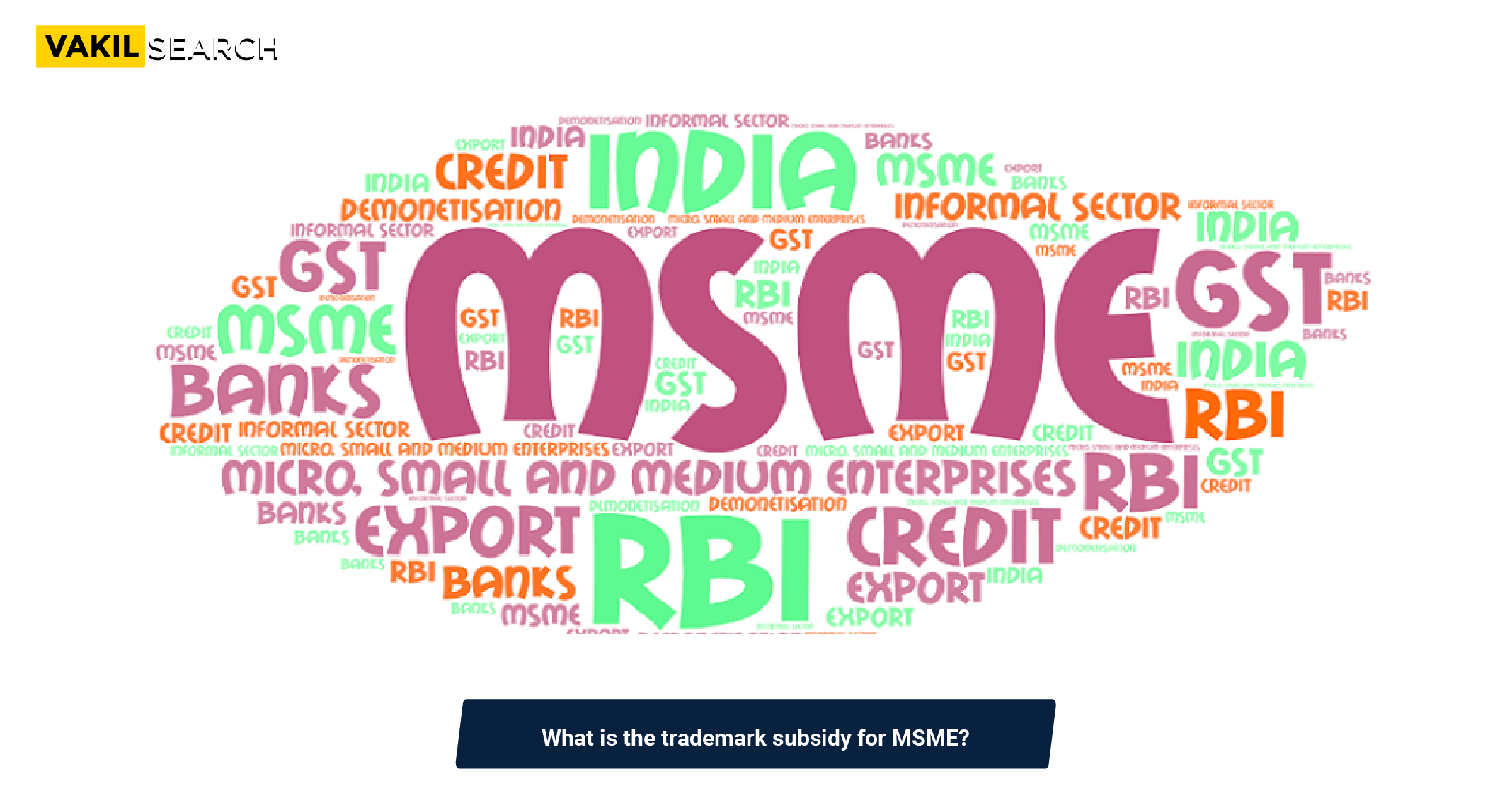 What Is The Trademark Subsidy For MSME? - Vakilsearch | Blog