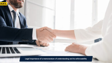 Legal importance of a memorandum of understanding and its enforceability