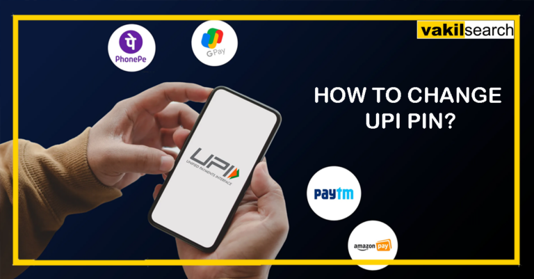 Change UPI Pin