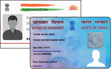 Identity Proofs (PAN Card, Aadhaar, Passport for foreign nationals)